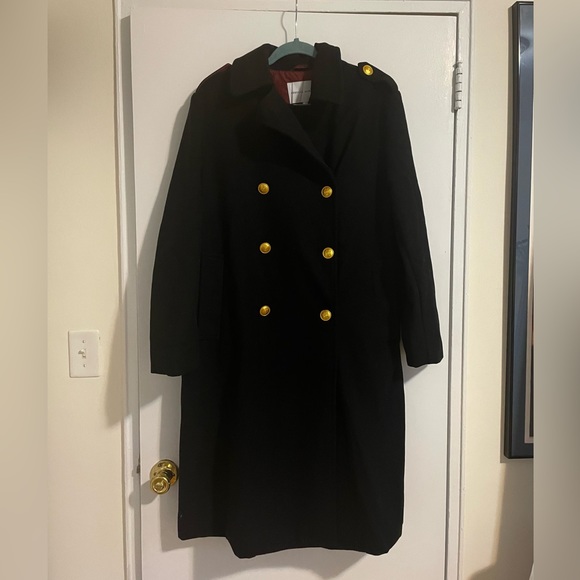 Rebecca Minkoff Wool Blend Long Peacoat NWT - Picture 4 of 9
